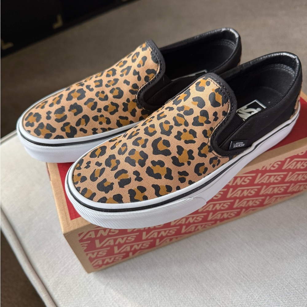 Vans Classic Leopard Slip-On Shoes